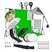 Produktbild Wisamic Profi Fotostudio Set Hintergrund Stützsystem Softbox Studiosets Hintergrund Fotoleinwand- 3 Softbox Set 10ftx6.5ft Hintergrundstoff 14 PCS Studioleuchte
