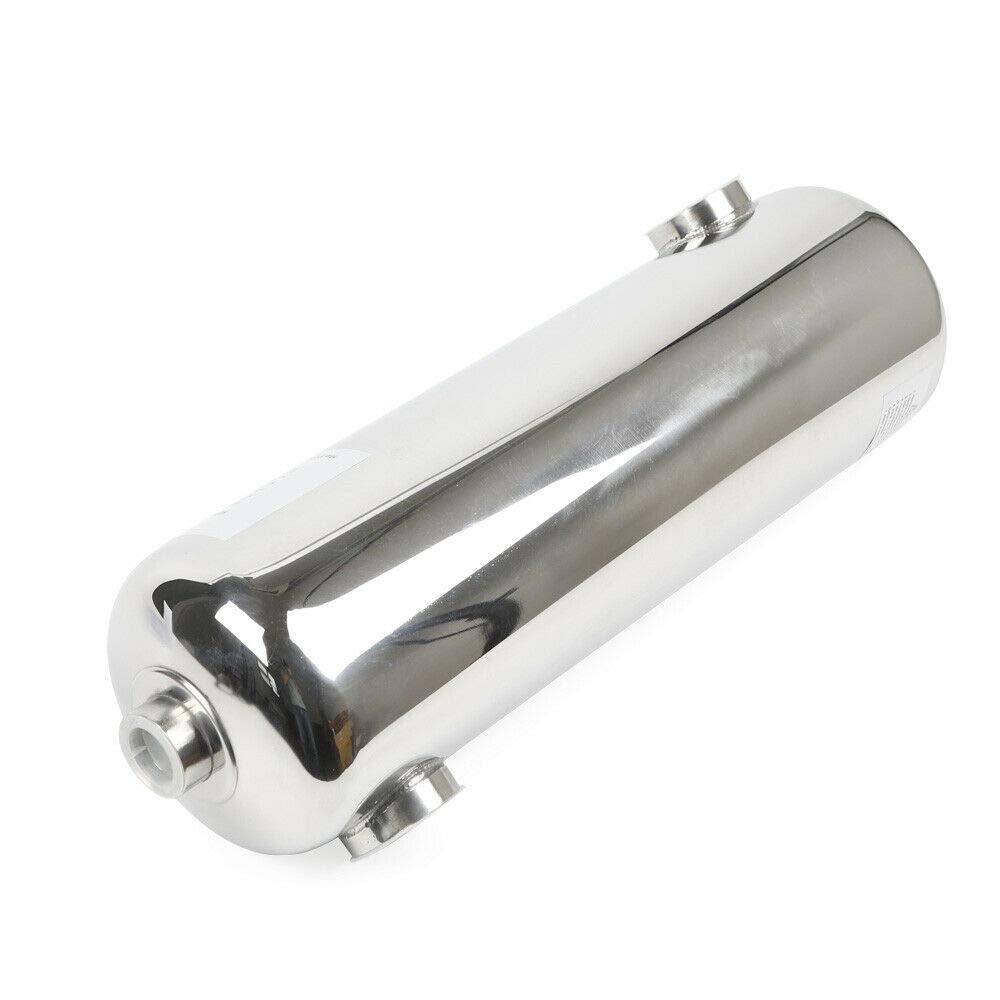 RANZIX - Scambiatore di calore per piscina in acciaio inox (292 x 134 mm (lunghezza x diametro), 28 kW