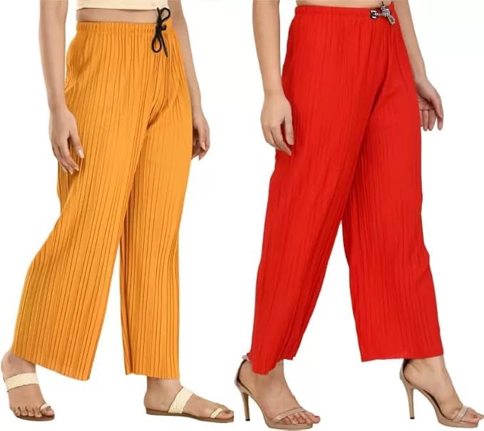 Regular Fit Trouser Palazzo Set of 2-image-31