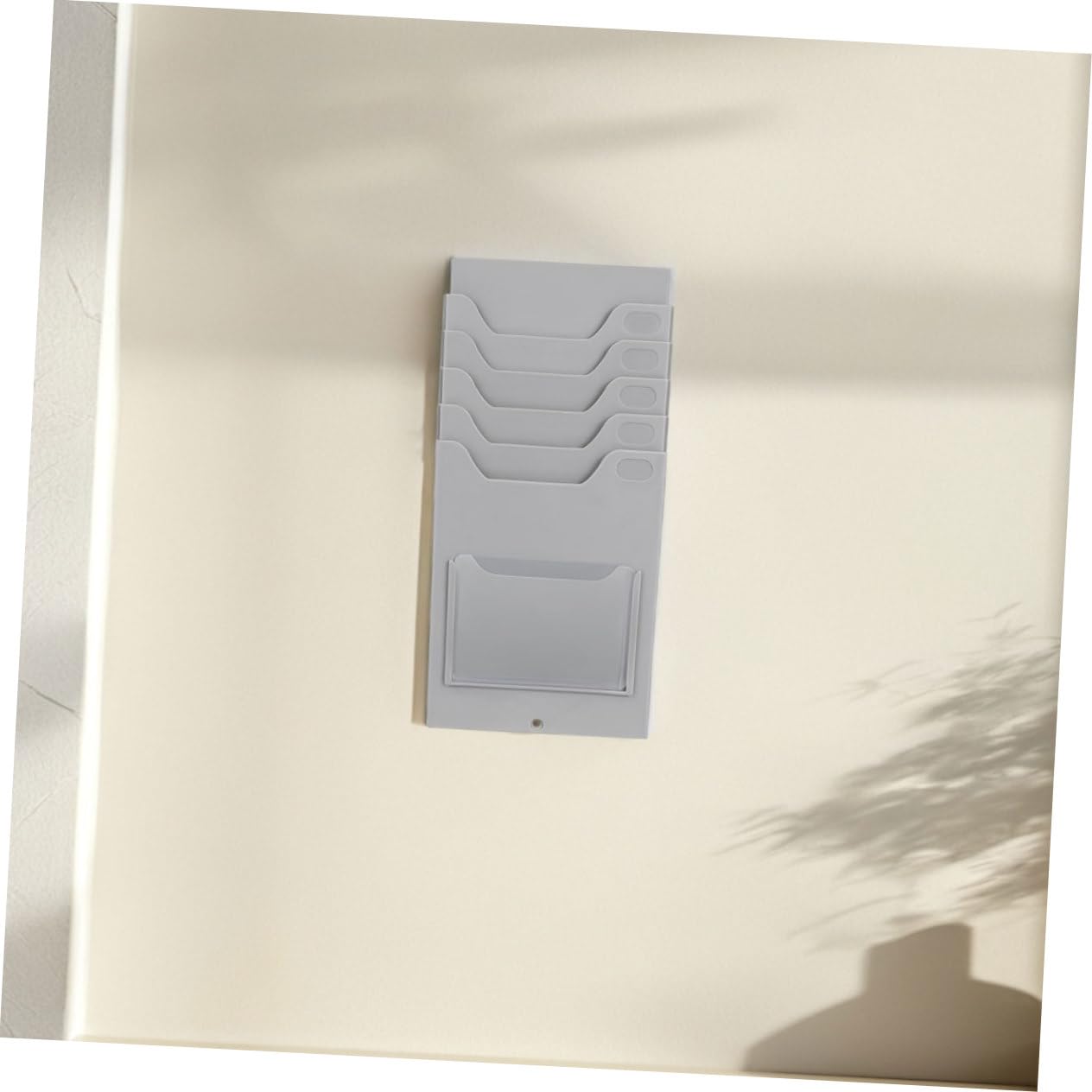 DOITOOL Porta Tarjetas Colgante de Pared 2 Piezas en Material Pp Organizador Compacto para Tarjetas de Visita Adecuado para Oficina o Espacio Personal