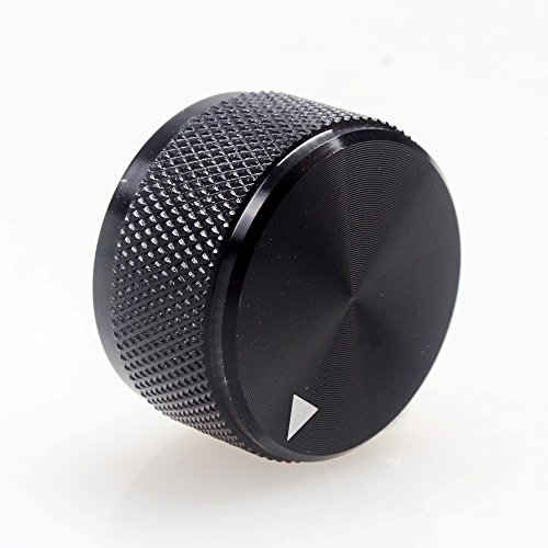DIKAVS Solid Aluminum Potentiometer Knob Audio Volume Knob 30 x 17mm