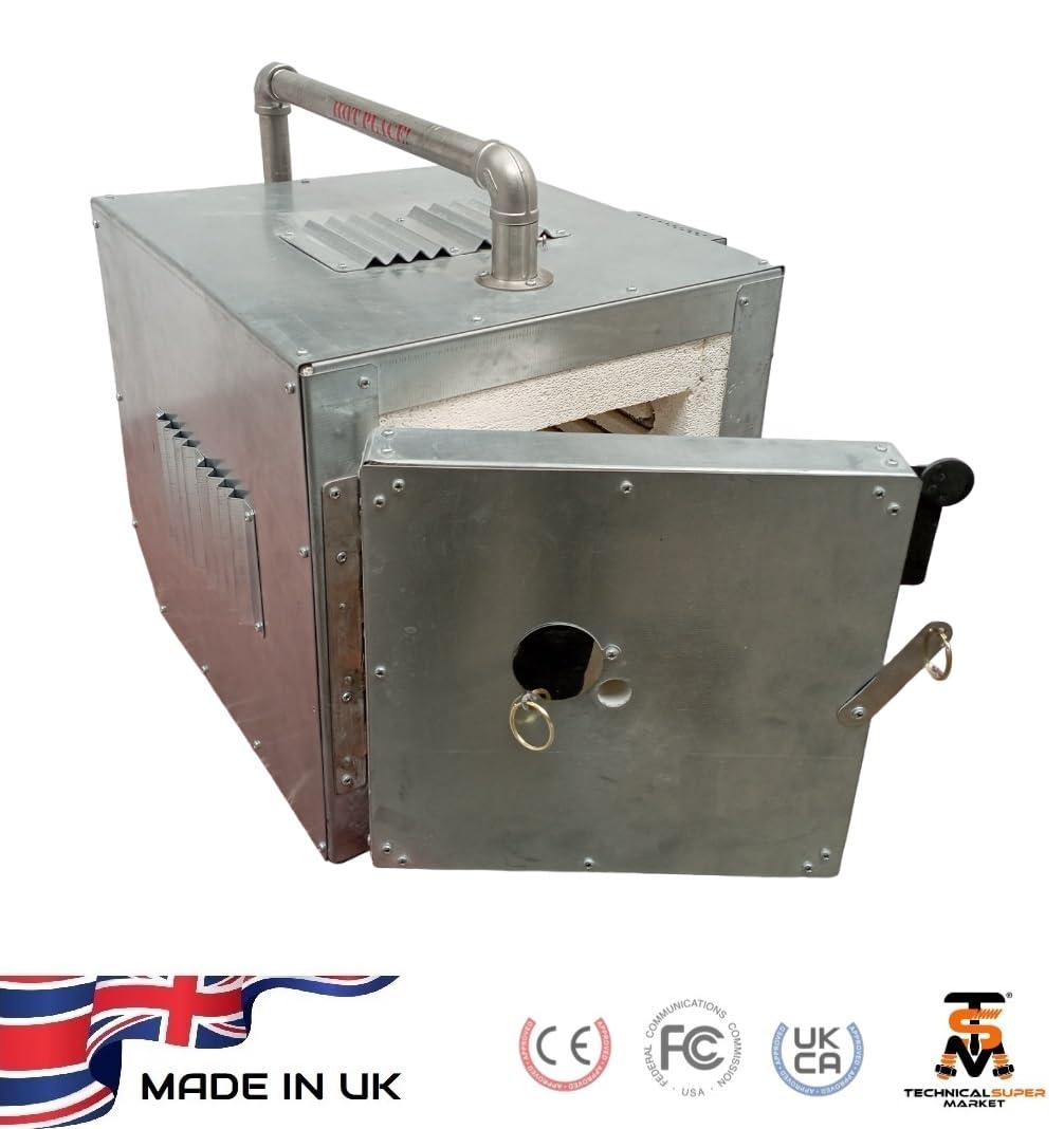Horno eléctrico R-1300-ACS 1300°C / 2372°F con controlador programable fácil de usar y sistema de circulación de AIRE