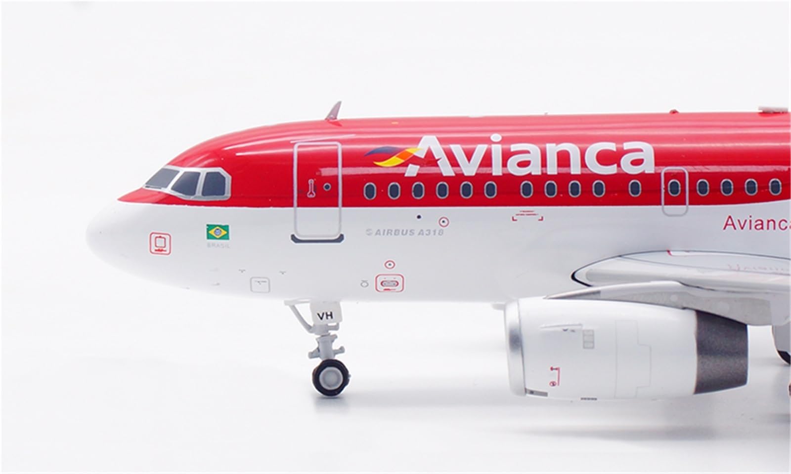 Modelli di Aerei Replica 15CM 1/200 Aereo pressofuso su Larga Scala per Avianca Airlines per Airbus A318 PR-AVH Modello statico di Aeroplano in Miniatura Modello di Aereo