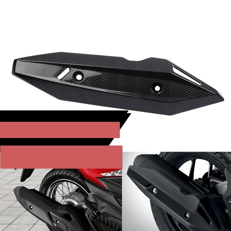 Cubierta Calor Silenciador Protector De Cubierta Tubo Escape Motocicleta, Térmico, para Click150 para Click150I para Click125 para Click125I 2016-2019