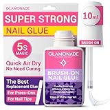 Glamonade Super Strong Brush On Nail Glue: Brush...