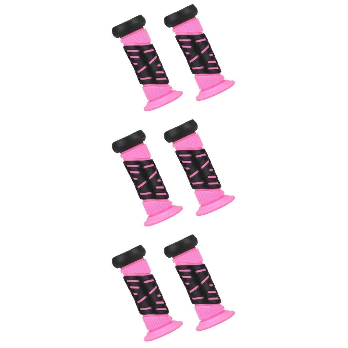 BESPORTBLE 3paires Poignées De Vélo Antidérapantes Caoutchouc pour Garçon Fille Grip Confortable Accessoire pour Draisienne Et Trottinette Set