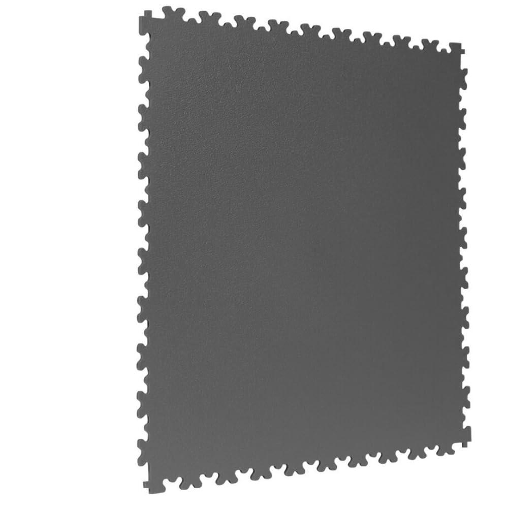 Dalle pose libre sol PVC effet uni dark grey