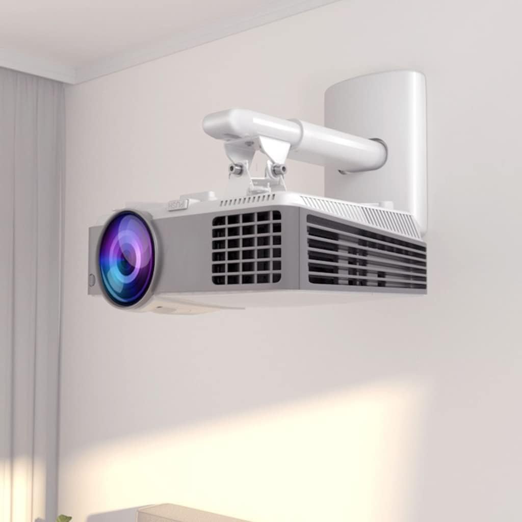 Support mural pour projecteur télescopique avec inclinaison 30 degrés extensible (A 75)