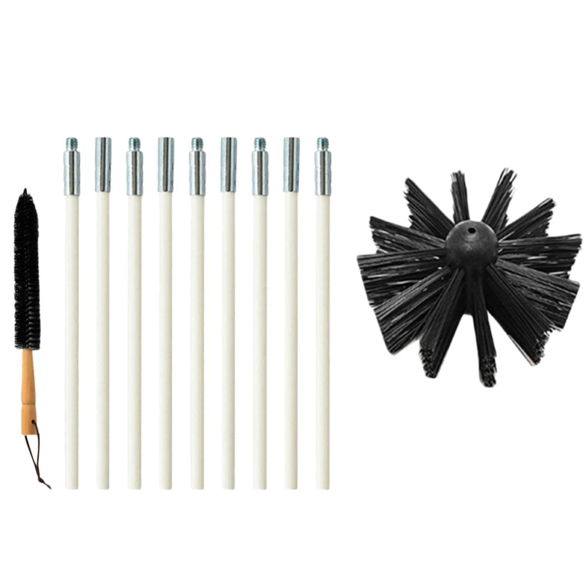 Kit brosse à cheminée flexible pour un nettoyage propre du sèche-linge