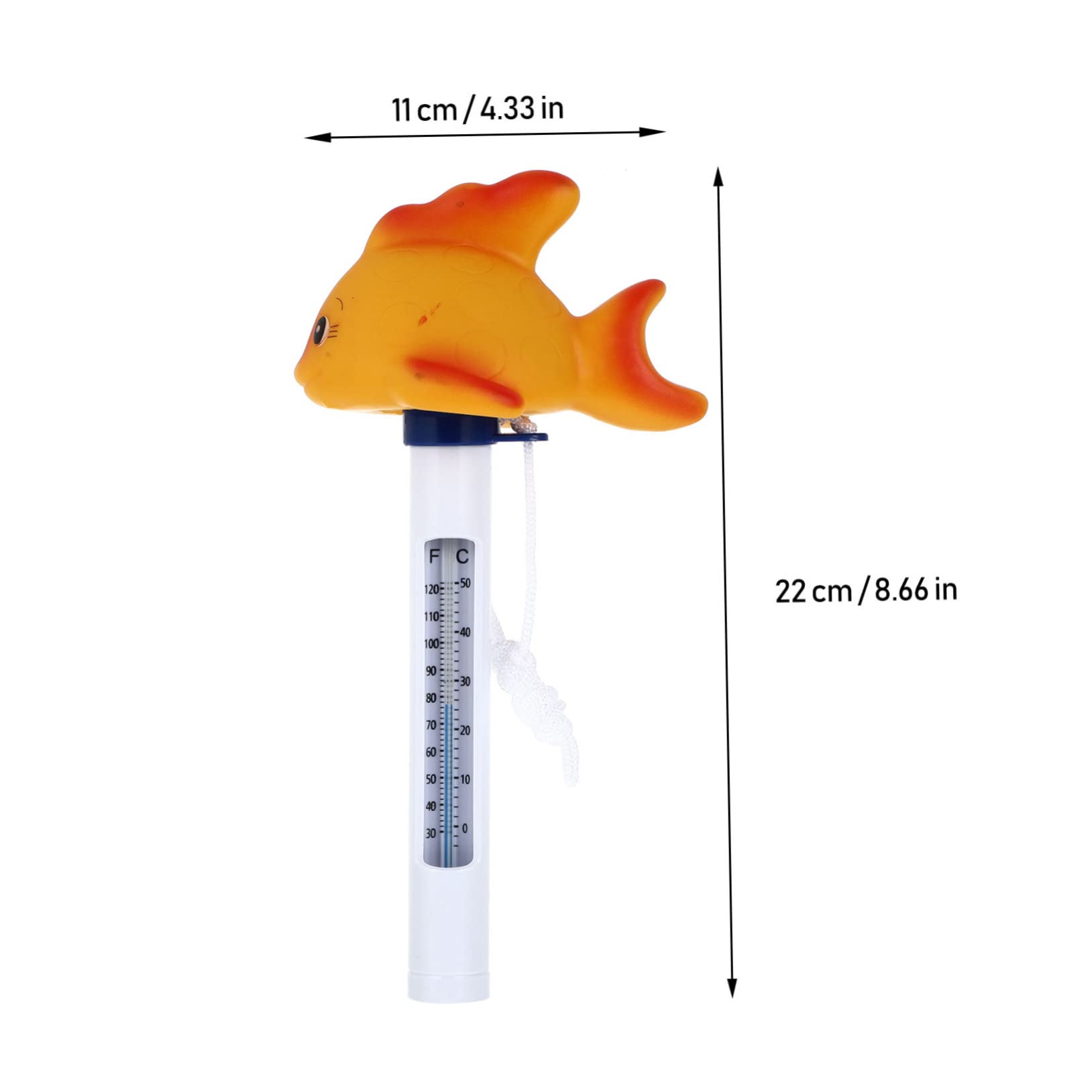 Sosoport 5pezzi Termometro Galleggiante Per Piscina Forma Di Pesce Termometro Per Temperatura Con Display Duale Fahrenheit e Celsius Giocattolo Da Bagno Adorabile Per Design e Divertente