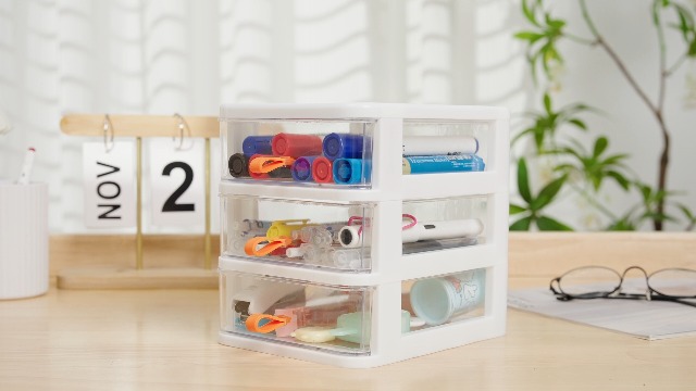 Amazon.com: Gagee 5 Drawer Mini Stackable Storage Drawers,Plastic