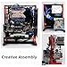 PC Frame Test Bench, Aluminum Open Air PC Case, DIY Computer Motherboard Case Rack, Water Cooling Fan Frame Chassis for Creative Assembly Support ITX ATX MATX