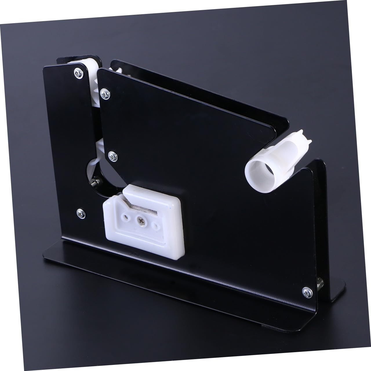 Tofficu 3stücke Metal Bag Neck Sealer Tape Dispenser Für Supermärkte Mit Scharfem Edelstahlmesser Stabiler Metallstruktur Für Tütenversiegelung Und Verpackung