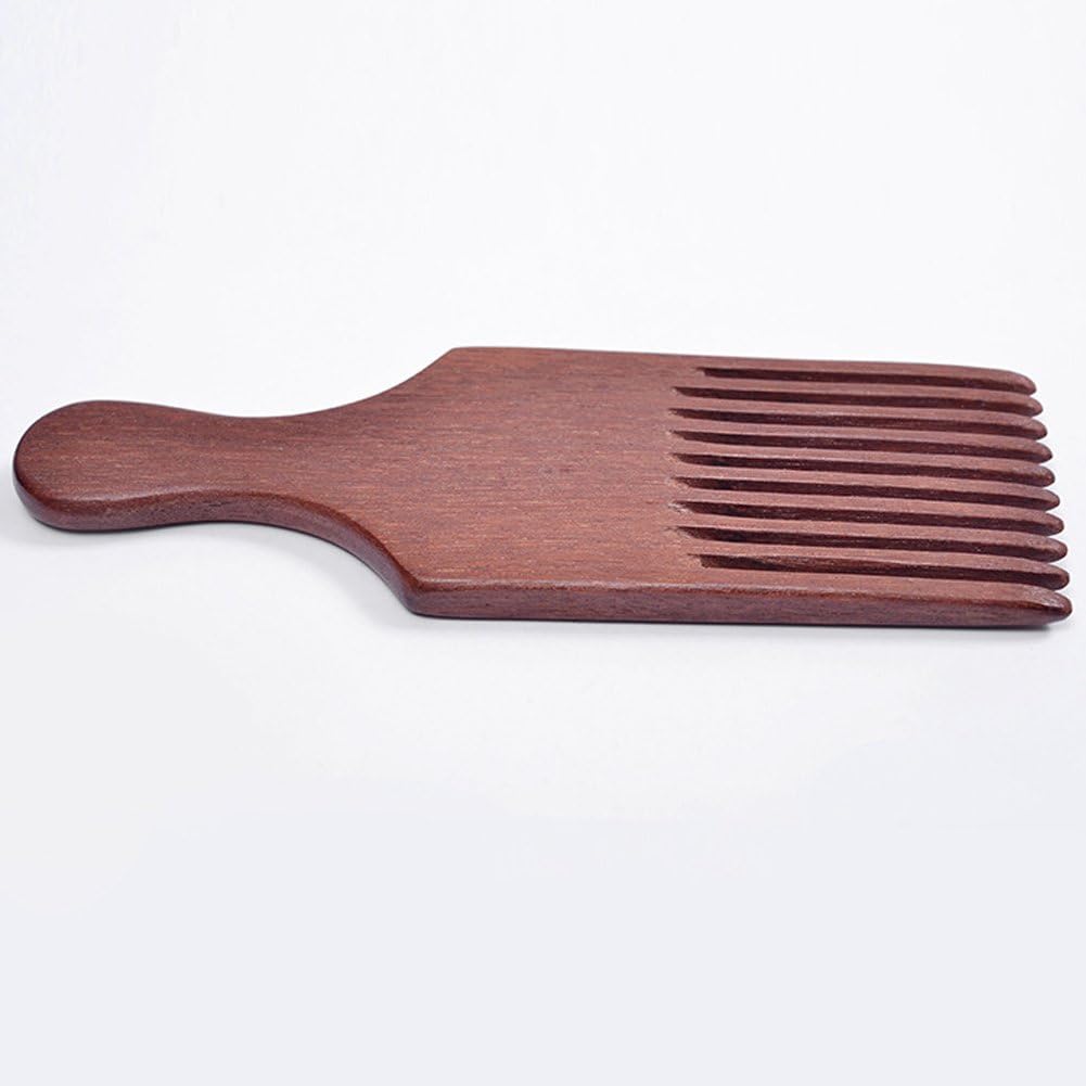 Drewniany grzebień afro do podnoszenia włosów grzebień do brody grzebień curl Volumiser grzebień profesjonalny rozczesujący prosty grzebień narzędzie do pielęgnacji dla mężczyzn