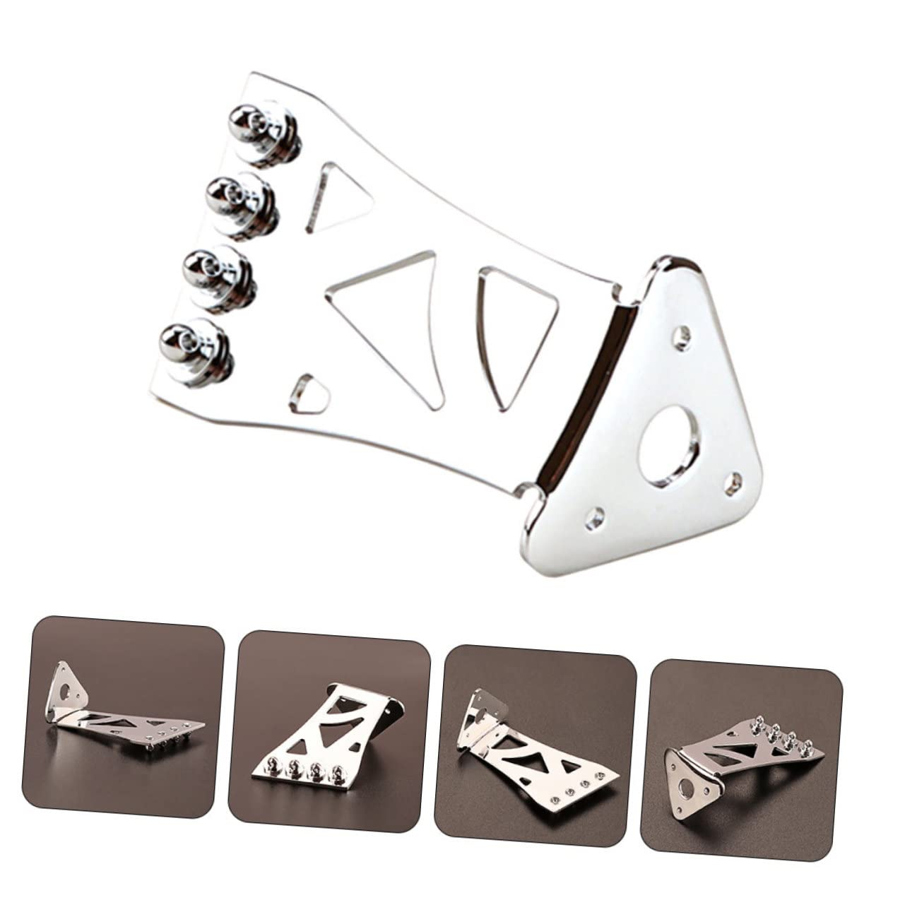 ifundom 2pièces Banjo Tailpiece Pour Guitare Accessoire Durable Et Léger Pour Banjo Cordes Avec Design Élégant