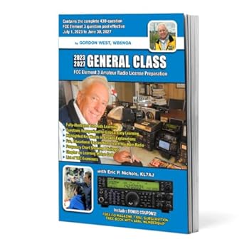 Paperback Gordon West General Class FCC Element 3 Amateur Radio License Preparation 11th Edition 2023-2027 Book
