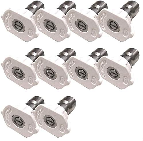 General Pump 9.803-813.0 White QC Nozzle 10pk 40045 (40 Degrees, Size #045)