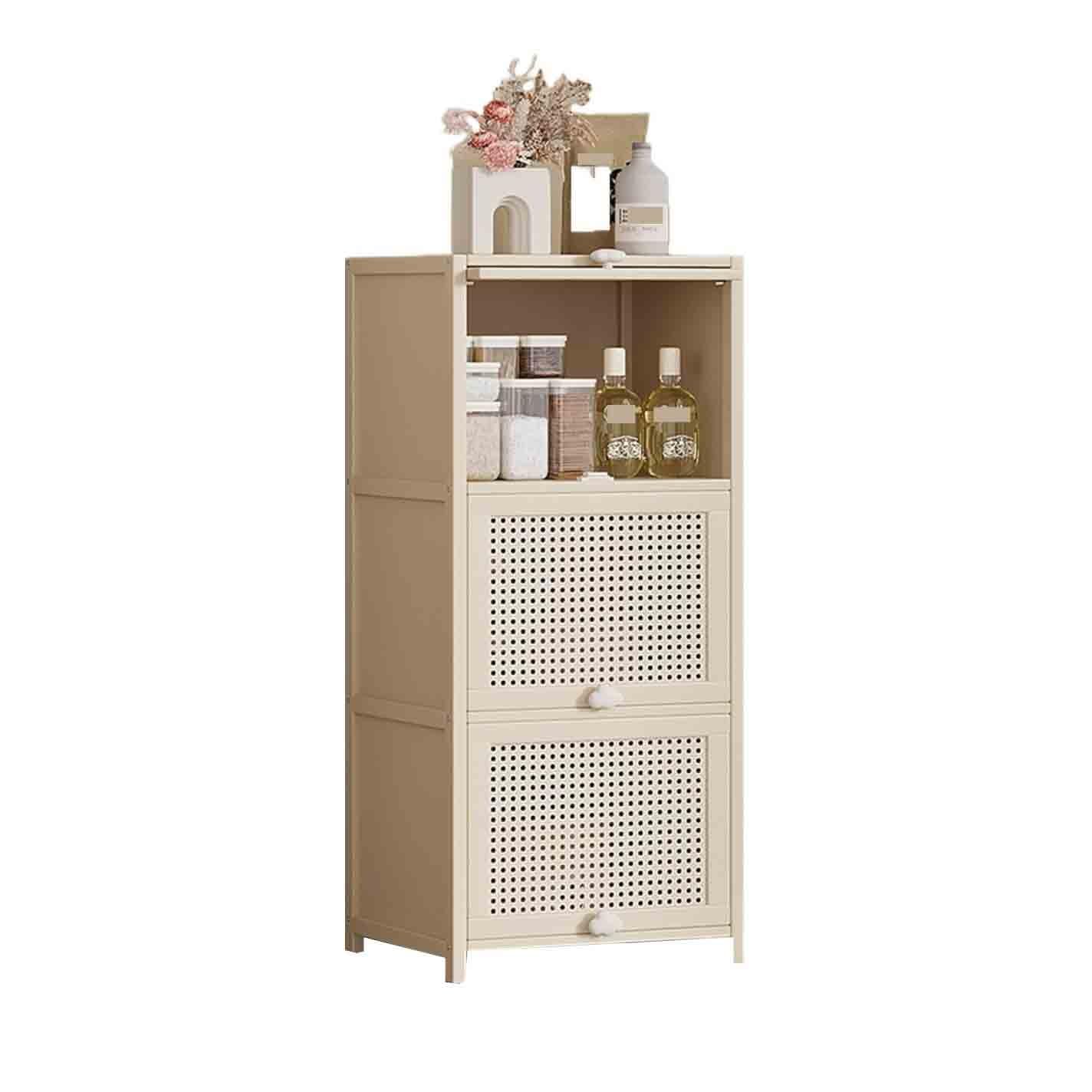 CWCQGH Narrow-sided Three-tier Kitchen Sideboard with Storage Compartments for Coffee and Tea Hallway