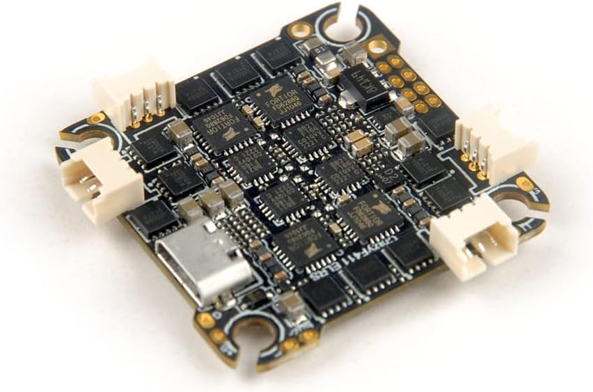 HAPPYMODEL CrazyF411 ELRS 4in1 Flight Controller Integrated UART 2-4G ELRS Receiver 20A ESC for 2-4S Toothpick Drone