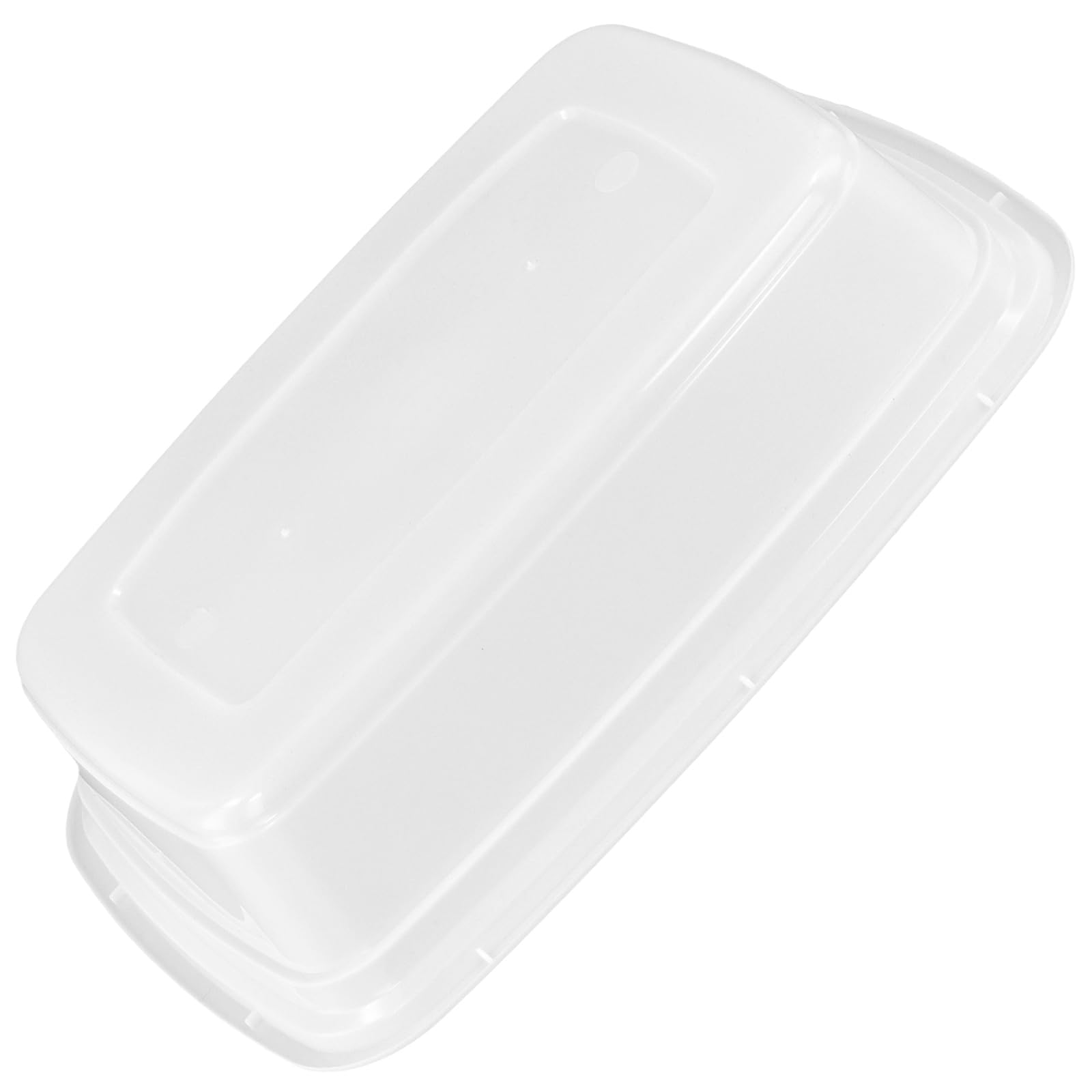 SINJEUN Confezione da 50 contenitori in plastica per la preparazione dei pasti con coperchio, 1000 ml, senza BPA, riutilizzabili, contenitori per la preparazione degli alimenti, contenitori impilabili