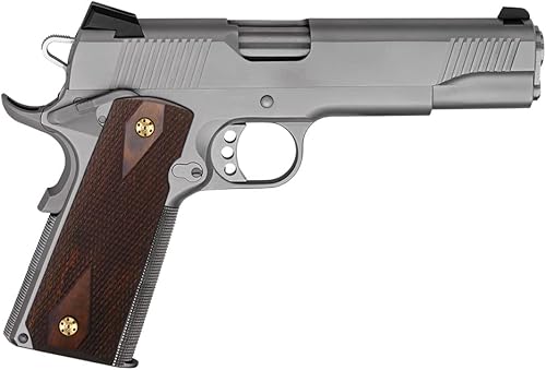 Miniatura 2 de Cool Hand Empuñaduras de madera 1911, empuñaduras de pistola tornillos dorados incluidos, tamaño completo (gobiernocomandante), corte de diamante a