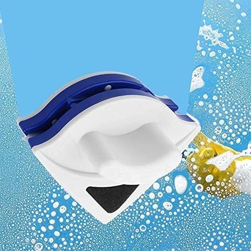 Lavavetri Magnetico per Vetri Pulitore per Finestre e Vetrine con Doppio Magnete per la Pulizia delle Porte
