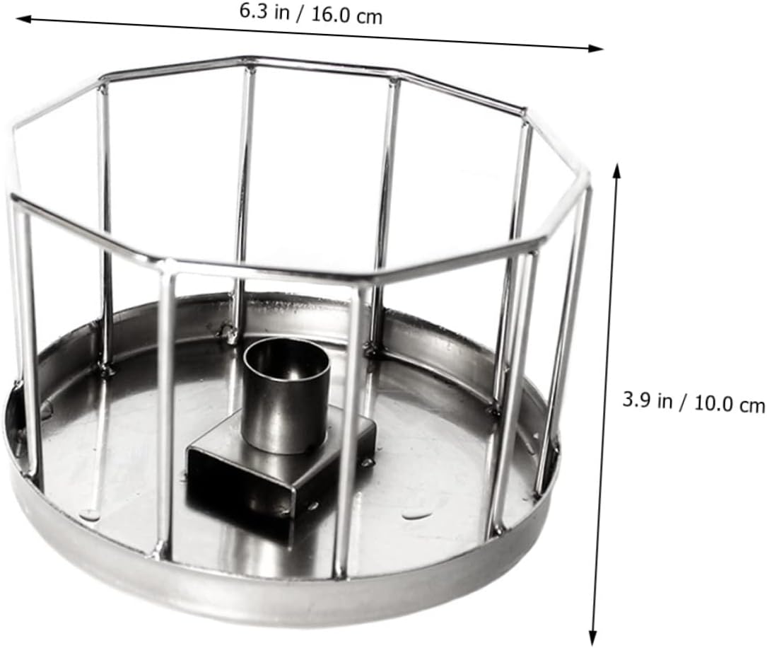 Stainless Steel Reptile Water Feeder Automatic Drinking Dish for Tortoises Lizards Durable Pet Water Holder with Gravity Feed Design Compact for Easy Use