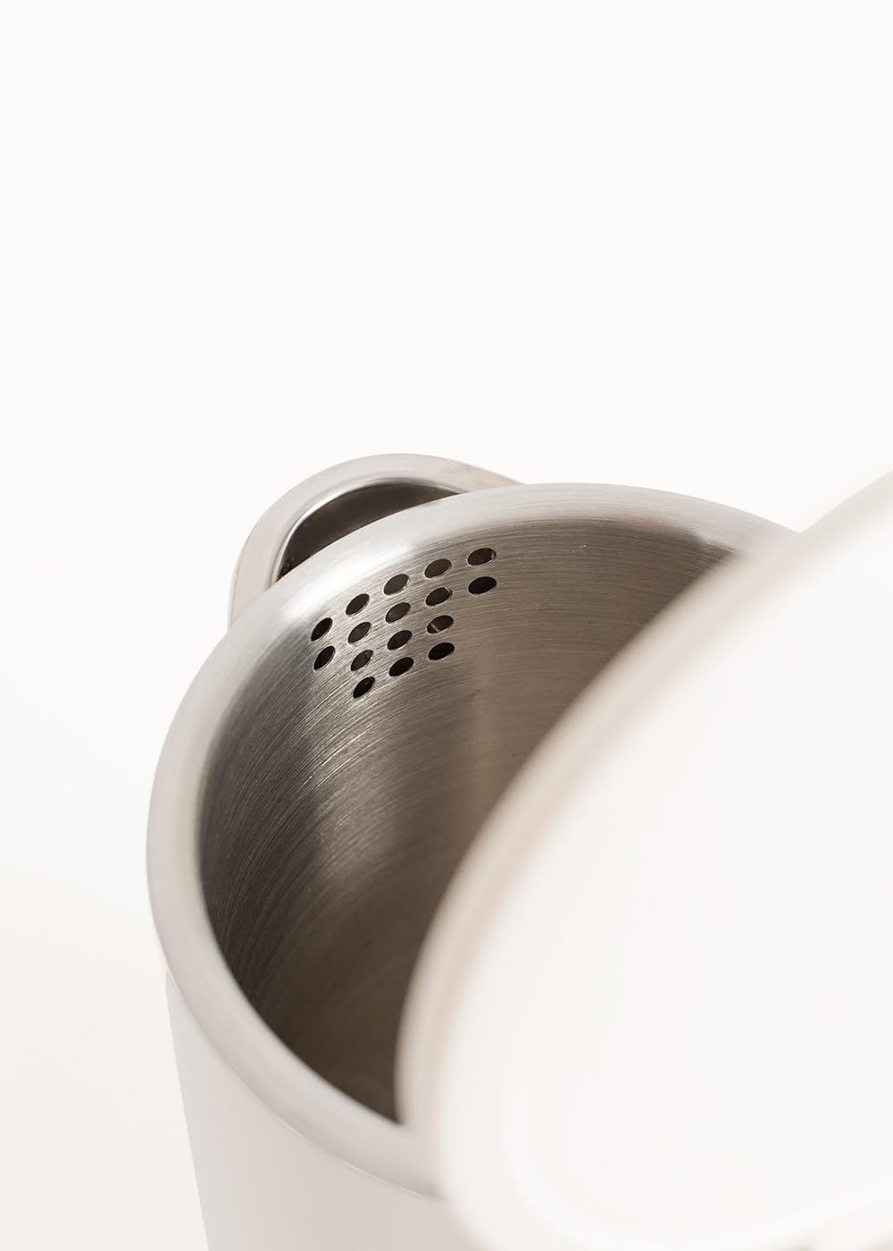 CREATE/KETTLE STUDIO PRO/Bouilloire électrique 1L blanc cassé/Contrôle de température, fonction maintien au chaud, enrouleur de câble, arrêt automatique, 1000W