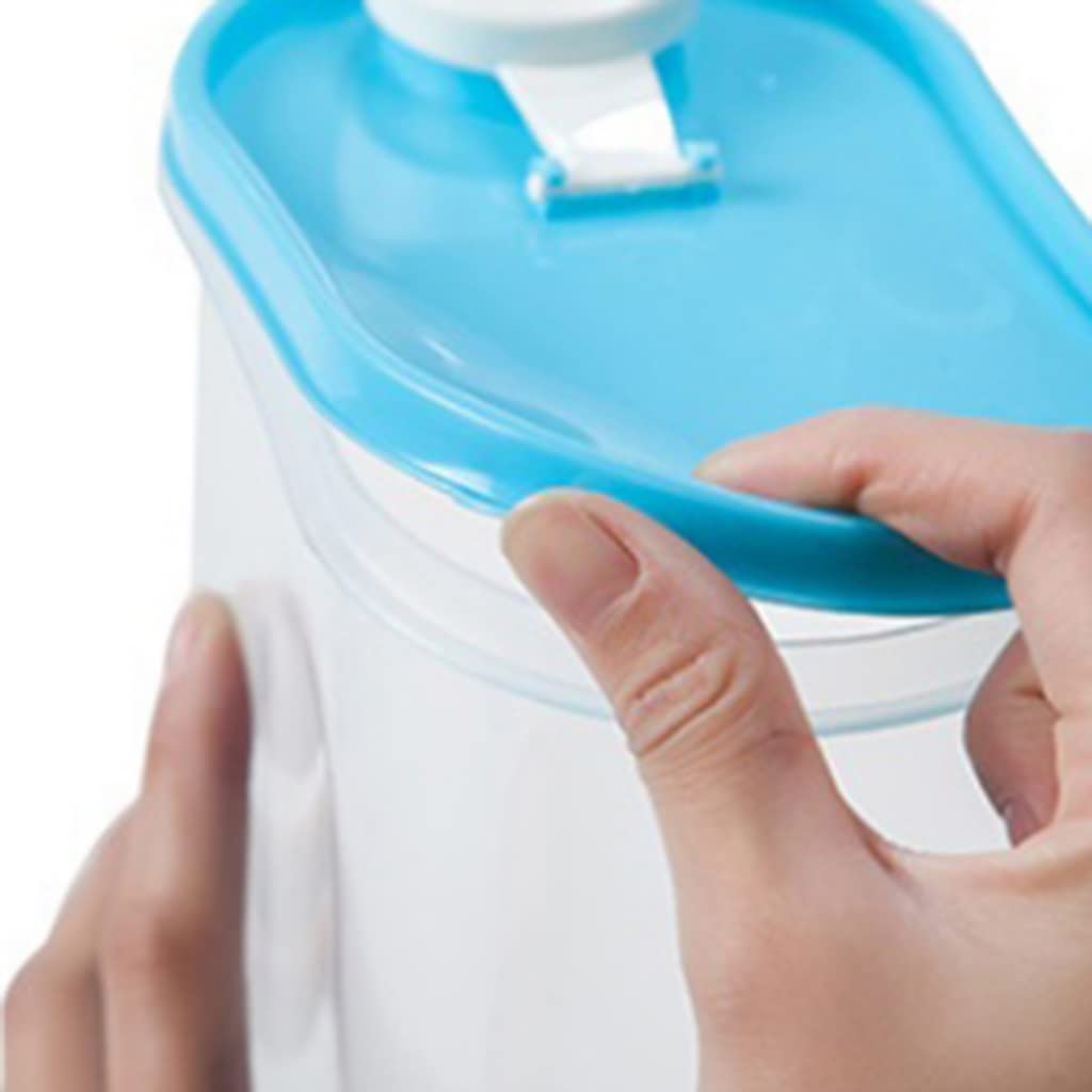 Dispensa Distributore di cereali della cucina, serbatoio di stoccaggio del distributore del cibo asciutto con il coperchio Deposito di plastica nel barattolo ermetico for la cucina domestica Sigillato