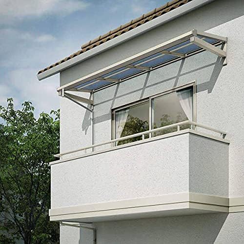 YKKAP 持ち出し屋根 ソラリア 1間×4尺 フラット型 熱線遮断ポリカ屋根
