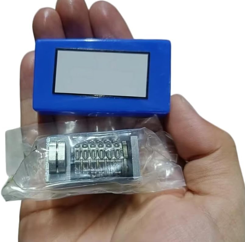 1 PCS 4x8 Backward Numbering Machine 6 7 8 Digits for Printing Press，6-Digit