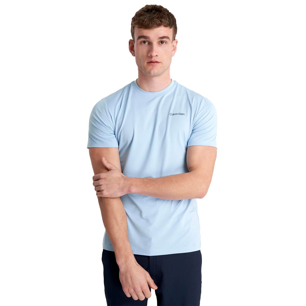 Calvin Klein Men's Blue Newport Moisture Wicking T-Shirt - S