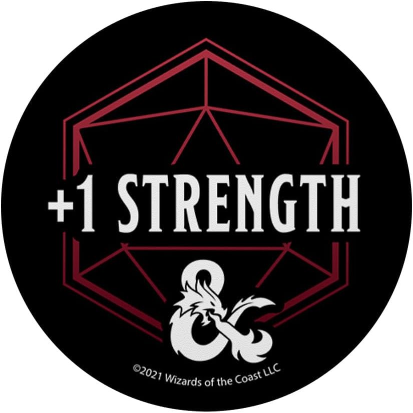 Dungeons & Dragons Plus One Strength PopSockets Standard PopGrip