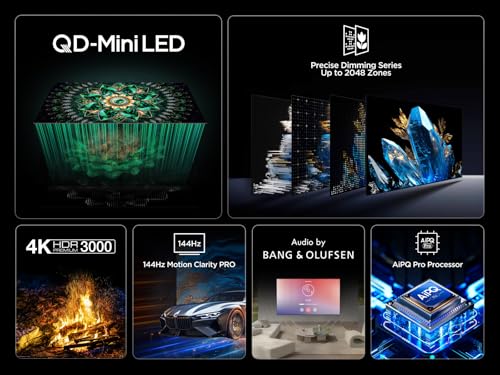 TCL 98Q7C QLED Mini LED Fernseher, 98 Zoll, 4K HDR Premium, Dolby Vision IQ & Atmos, Smart TV mit Google TV, 6.2.2 Sound, 144Hz VRR, AMD FreeSync Premium Pro, HDMI 2.1, AirPlay 2 – Bild 5