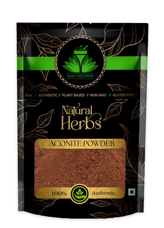 SAI HERBS Aconite Extract Powder - Pure & Natural (500 Grams)