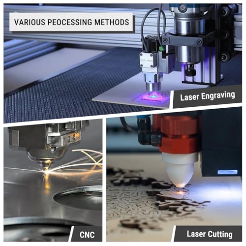 Creatorally Laser Material, Gravurschilder Rohlinge 30x20 cm 1,3mm, Kunststoffplatte zum Gravieren 4 Stück Gravierbar Gravurplatten für Namensschild Haustür DIY (Schwarz auf Gebürstetem Silber)