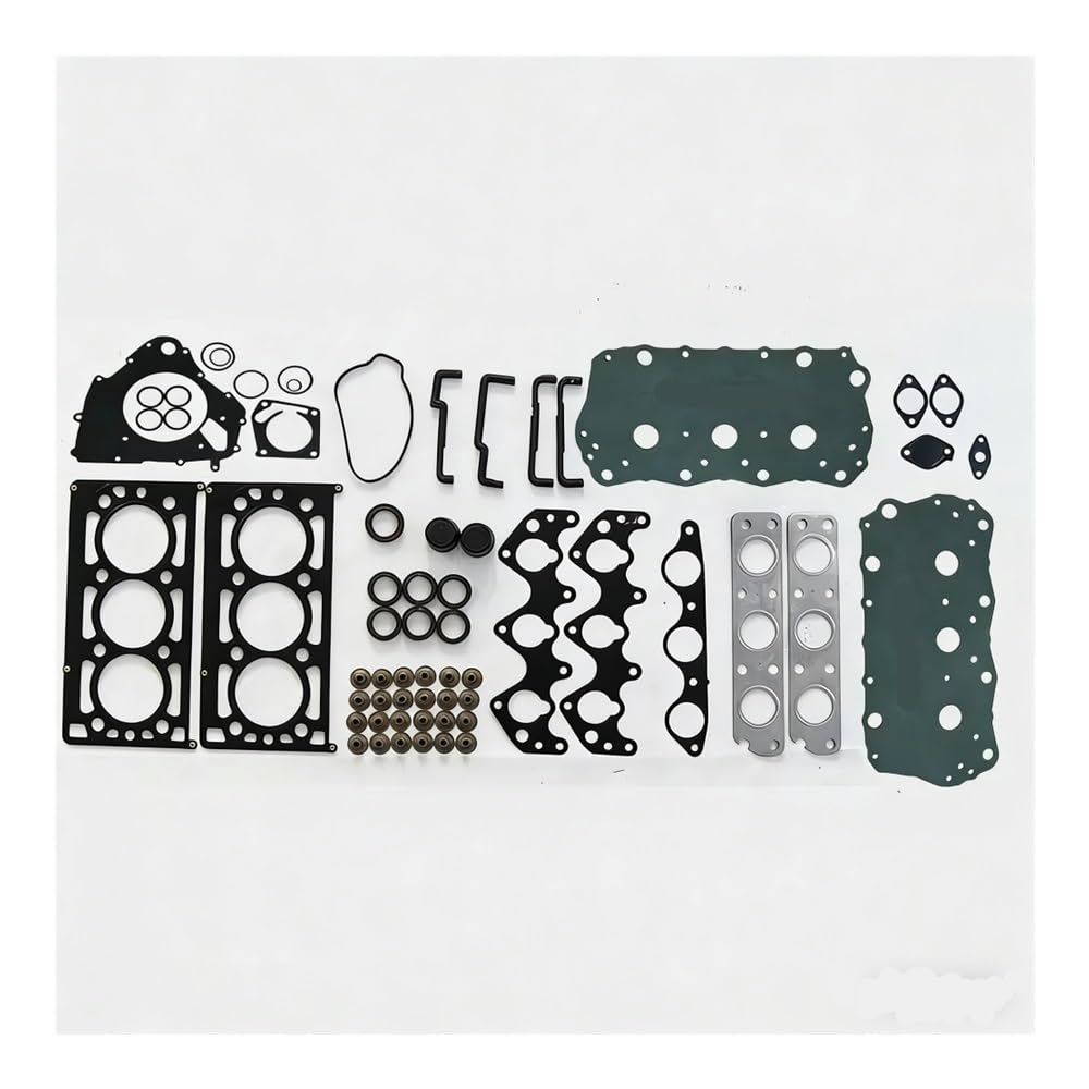 Kit di ricostruzione del motore in METALLO Set completo di guarnizioni della testata del cilindro Mechanging adatto for 75 24V 2.5L 25K4F KV6(Full set Metal)