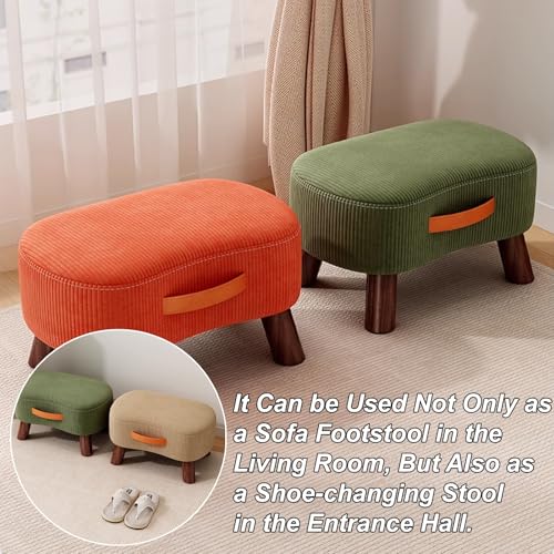 Pouf de rangement incurvé pour optimiser l'espace du salon - 8