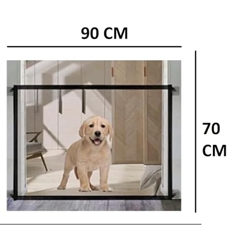 Tela Cerca Cercado Pet Cachorros E Crianças Tela De Proteção Removível (70x90)