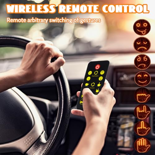 Luces LED de gestos para auto con control remoto miniatura 4