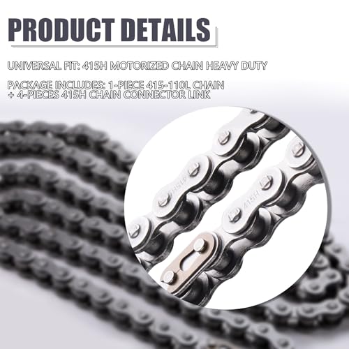 image for CNCMOTOK 415H-110L Chain for 49cc 60cc 66cc 80cc 2-Stroke Engine Motor