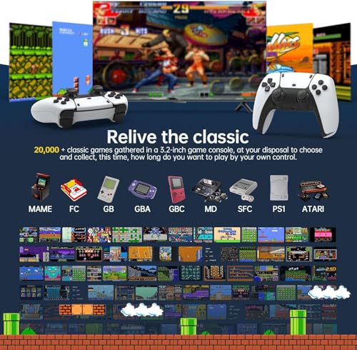 Image of HDMI 4K Wireless TV Game Console Stick 4K，Retro Game Stick with Built-in 9+ Emulators, 20,000+ Games, 4k Hdmi Output & 2.4GHz Wireless Controller, Retro... (Star Wars Edition)