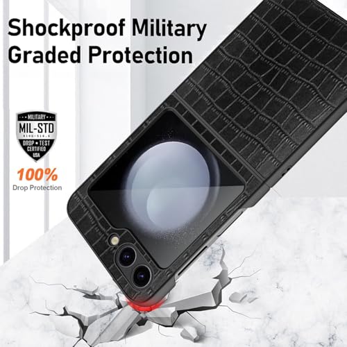 Coque Samsung Galaxy Z Flip 5 protection intégrale fine antichoc marron - 4