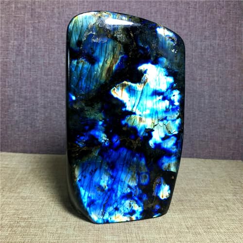 Labradorite bloc poli de qualité premium avec reflets bleus intenses - 4