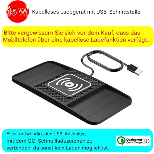Almohadilla de carga inalámbrica para coche: mantén tus auriculares y móvil listos en cada viaje 6