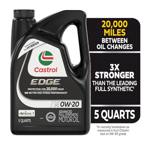 Castrol 03124C-3PK Edge 0W-20 Advanced Full Synthetic Motor Oil thumb #1