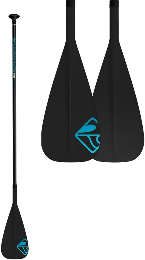 Boardworks FGR 2 Piece SUP Stand Up Paddle Board Paddle | 89 Sq. In. Carbon Fiber Blade |Adjustable Carbon Fiber Shaft | 70 - 80 Inches