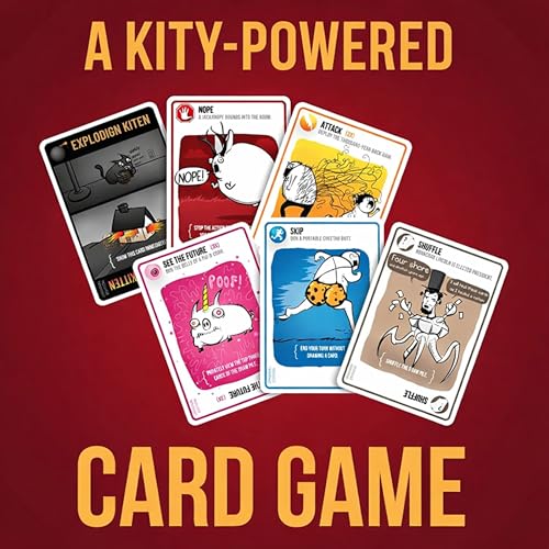 Image of Tickles Explodign Kitens LLC A Card Game About Kiten and Explosions and Sometimes Goats (Ages: 7+, Players: 2-5, Time: 15 Min)