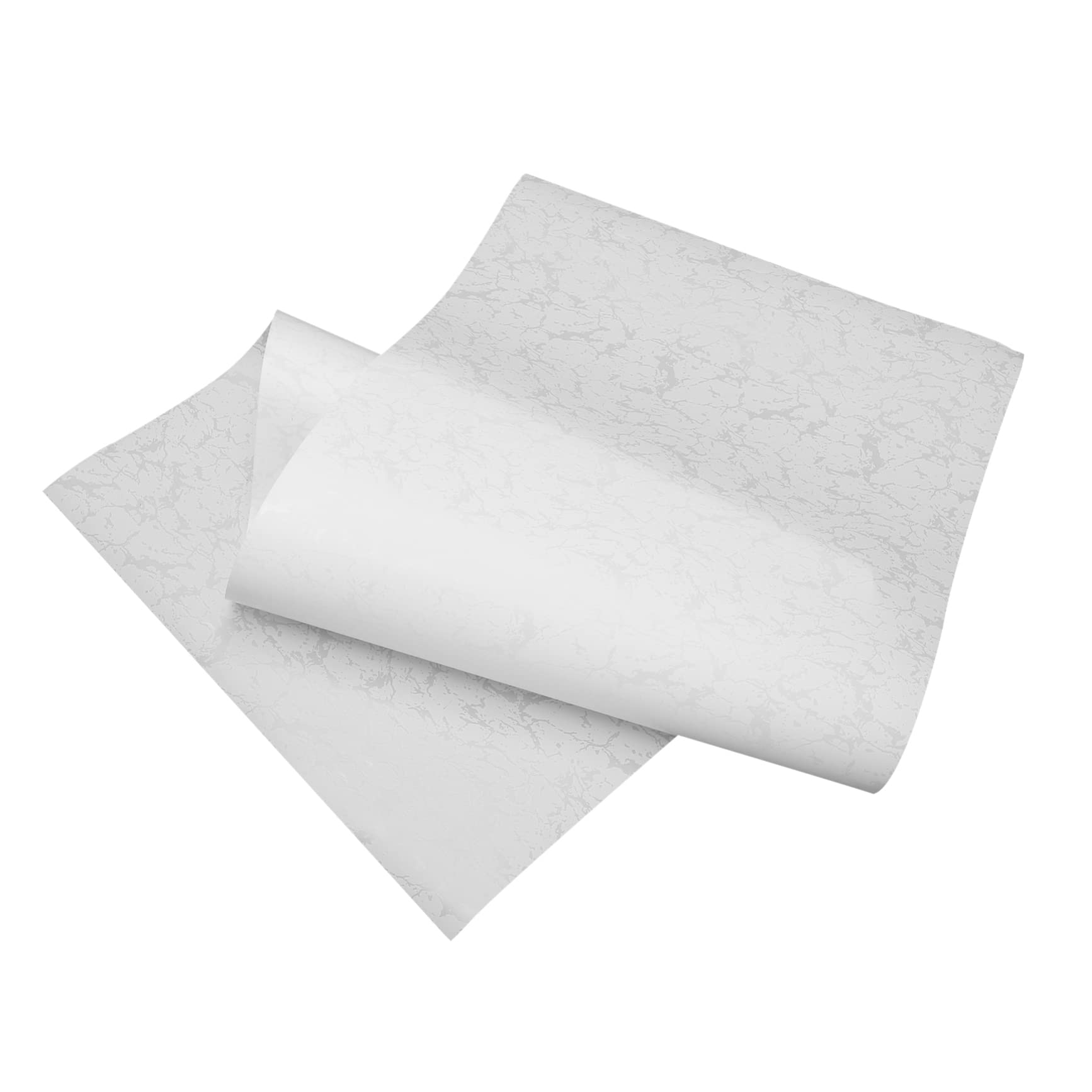 Materiale per Paralume in PVC Bianco a 2 Pezzi per DIY