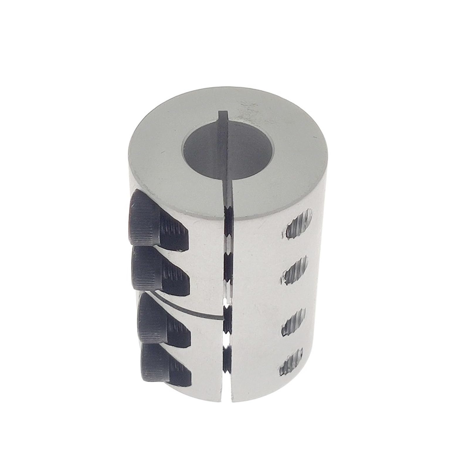 Accouplement de serrage rigide en aluminium 1 pièces accouplement rigide D55L75 d'arbre pas à de servomoteur adapté la machine gravure CNC(18x20)